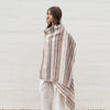 Desert Linen Shawl - Mahogany
