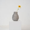 Cait Reas Textured Vase: Black and White
