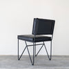Upholstered Saddle Leather Low Back Dining Chair