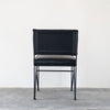 Upholstered Saddle Leather Low Back Dining Chair