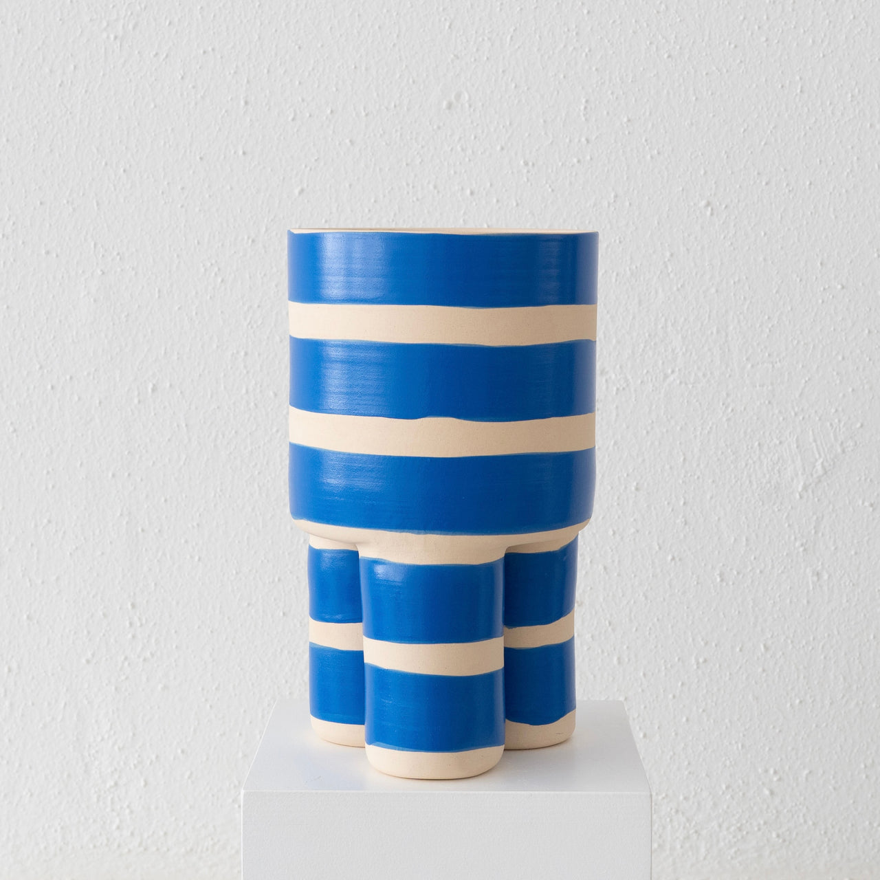 Workaday Small Milking Planter: Blue Stripe