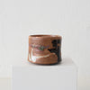 Bill Gilbert Small Footed Bowl - Rust, Black, White