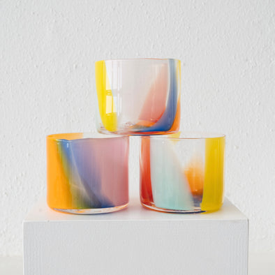 Bow Glass Splash Cup: Tutti Frutti