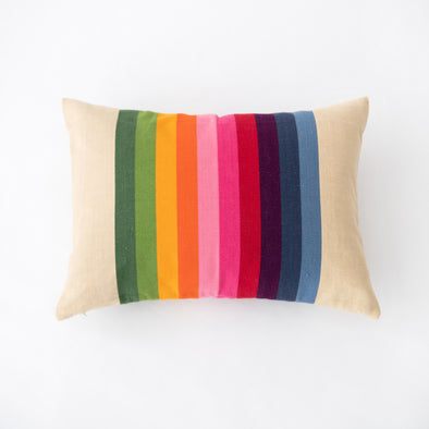 Spectrum Pink Stripe Bolster Pillow - 14" x 20"