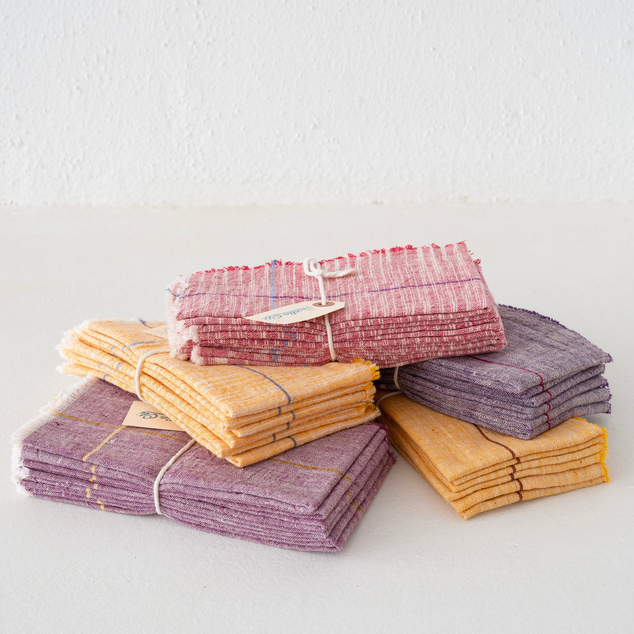 Auntie Oti Cotton Khadi Napkins: Set of 6