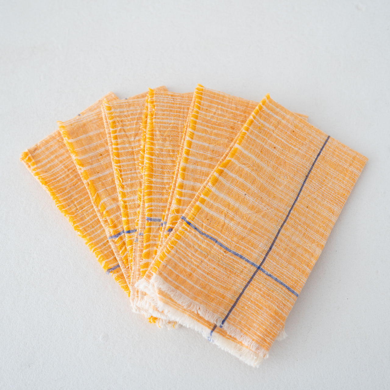 Auntie Oti Cotton Khadi Napkins: Set of 6