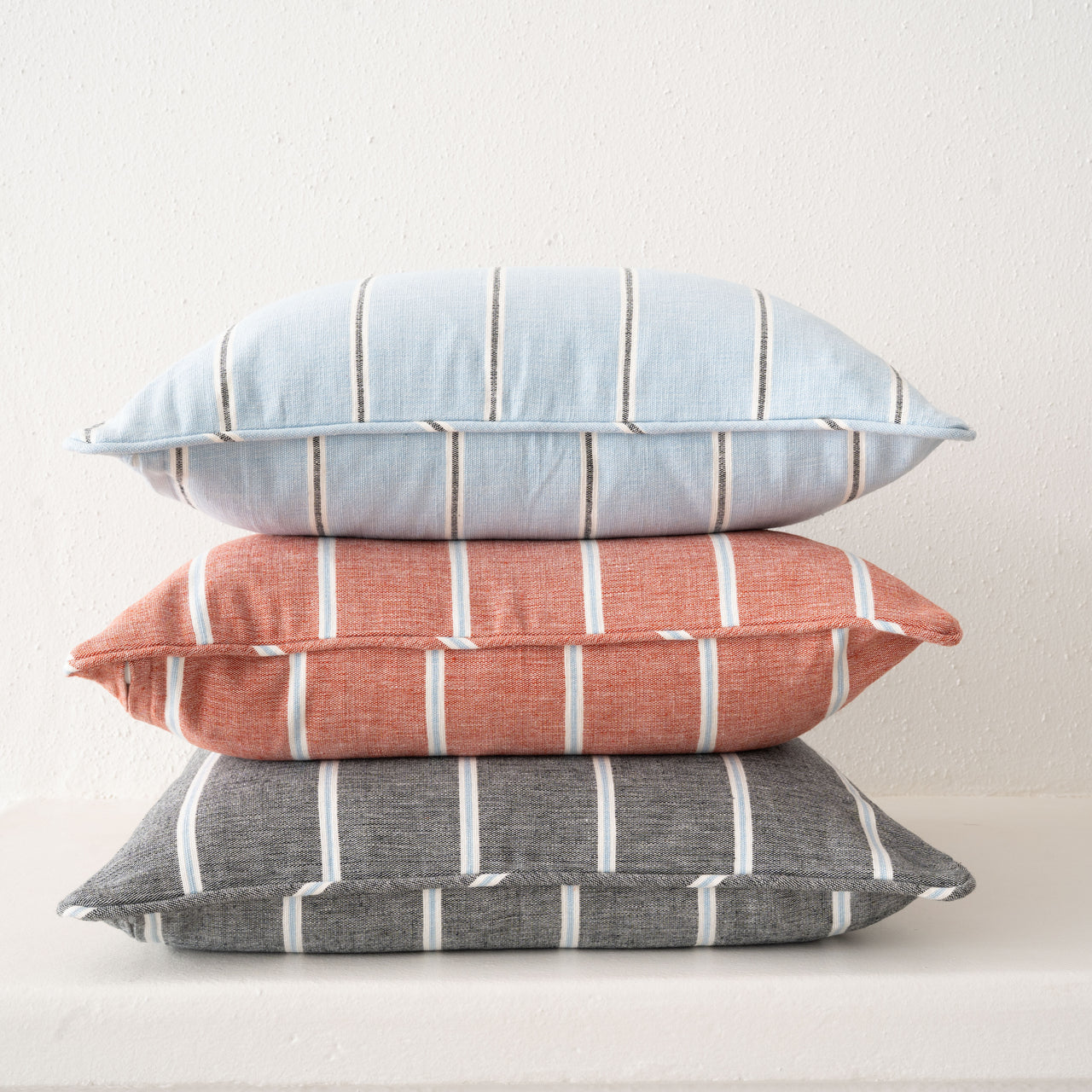 22" x 22" Cotton Casement Stripe Pillowcase