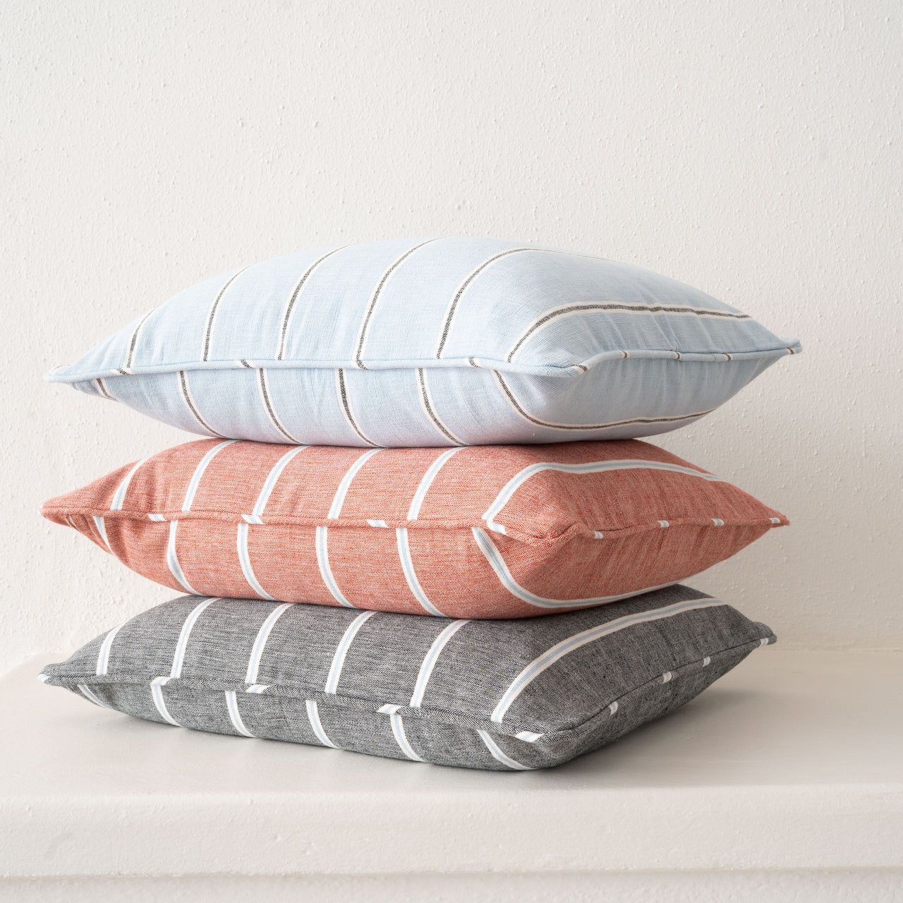 22" x 22" Cotton Casement Stripe Pillowcase