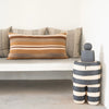Garza Marfa Felted Wool Bolster Pillow - Brown