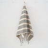 Garza Marfa Black + Cream Stripe Hand Towel