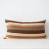 Garza Marfa Felted Wool Bolster Pillow - Brown