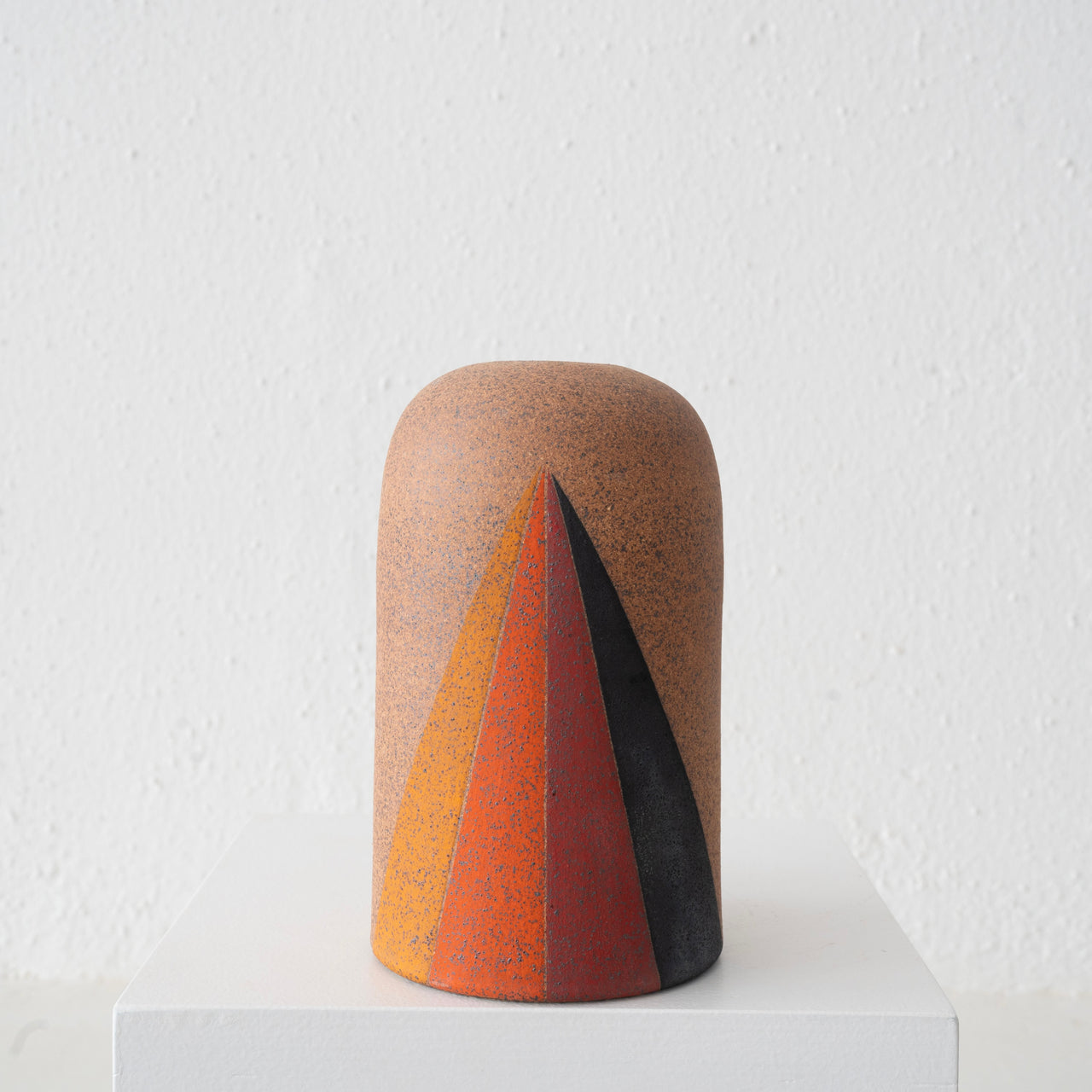 MQuan Taper Candle Holder - Prism Rainbow in Terracotta