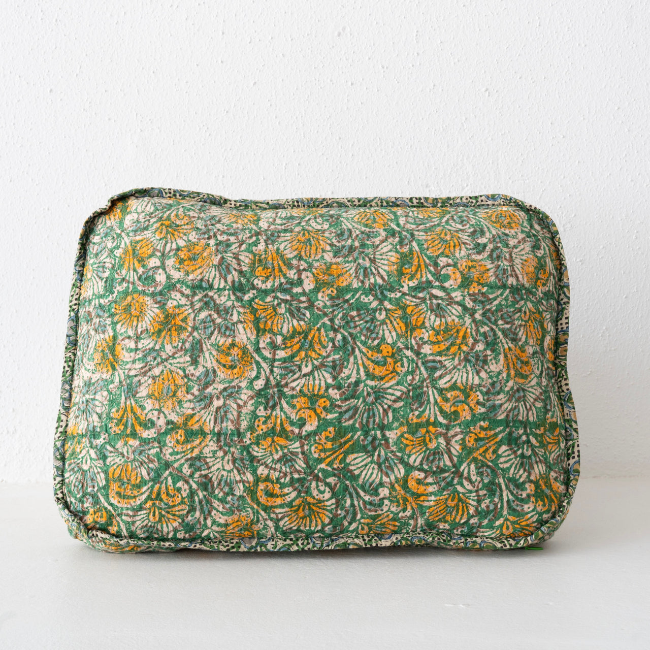 Gregory Parkinson Pattern Pillow: Parsley Petal Lime - Rectangle
