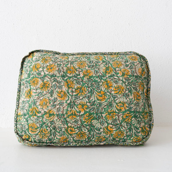 Gregory Parkinson Pattern Pillow: Parsley Petal Lime - Rectangle