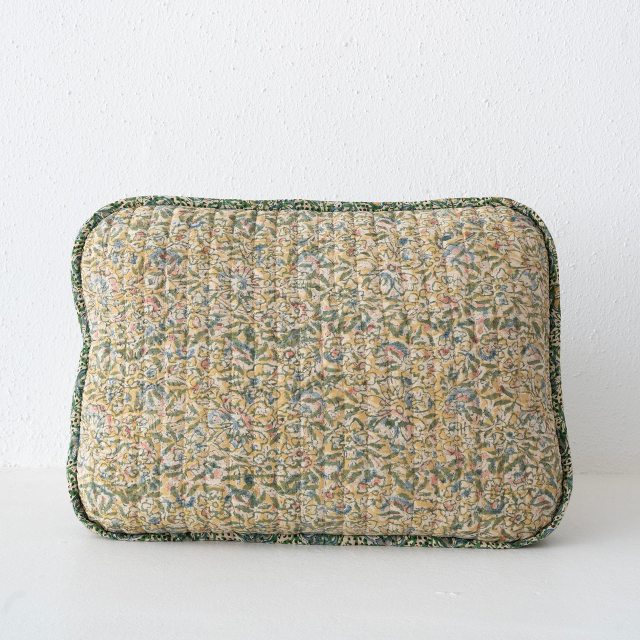 Gregory Parkinson Pattern Pillow: Parsley Petal Lime - Rectangle