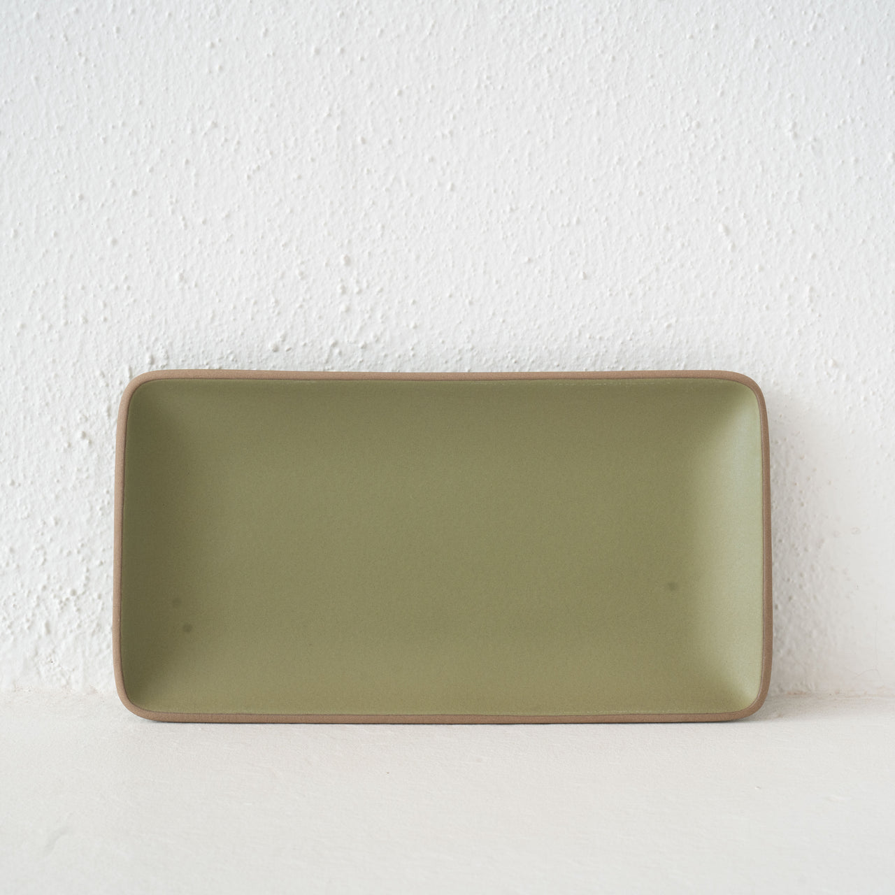 Heath Ceramics Plaza 6 x 12 Tray - Pesto