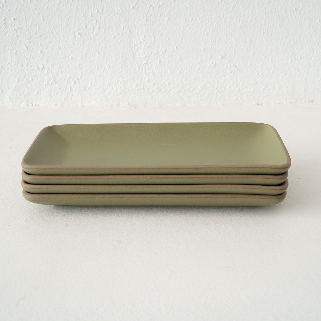 Heath Ceramics Plaza 6 x 12 Tray - Pesto