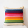 Spectrum Pink Stripe Square Pillow - 20" x 20"
