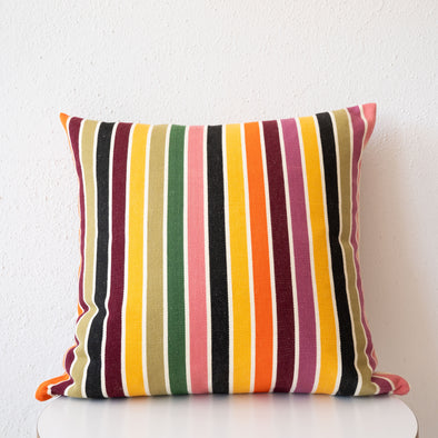Spring Stripe Square Pillow 20" x 20"