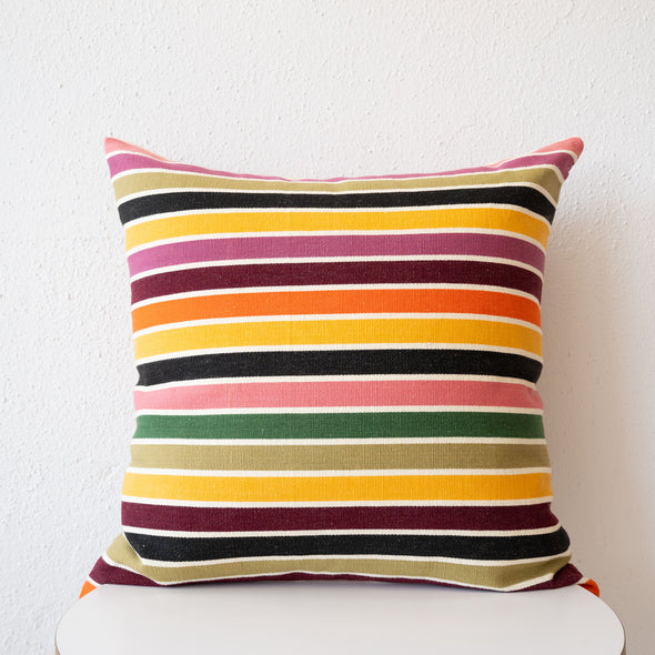 Spring Stripe Square Pillow 20" x 20"