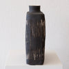 Cait Reas Vase: White Stoneware w/ Black Stoneware Slip