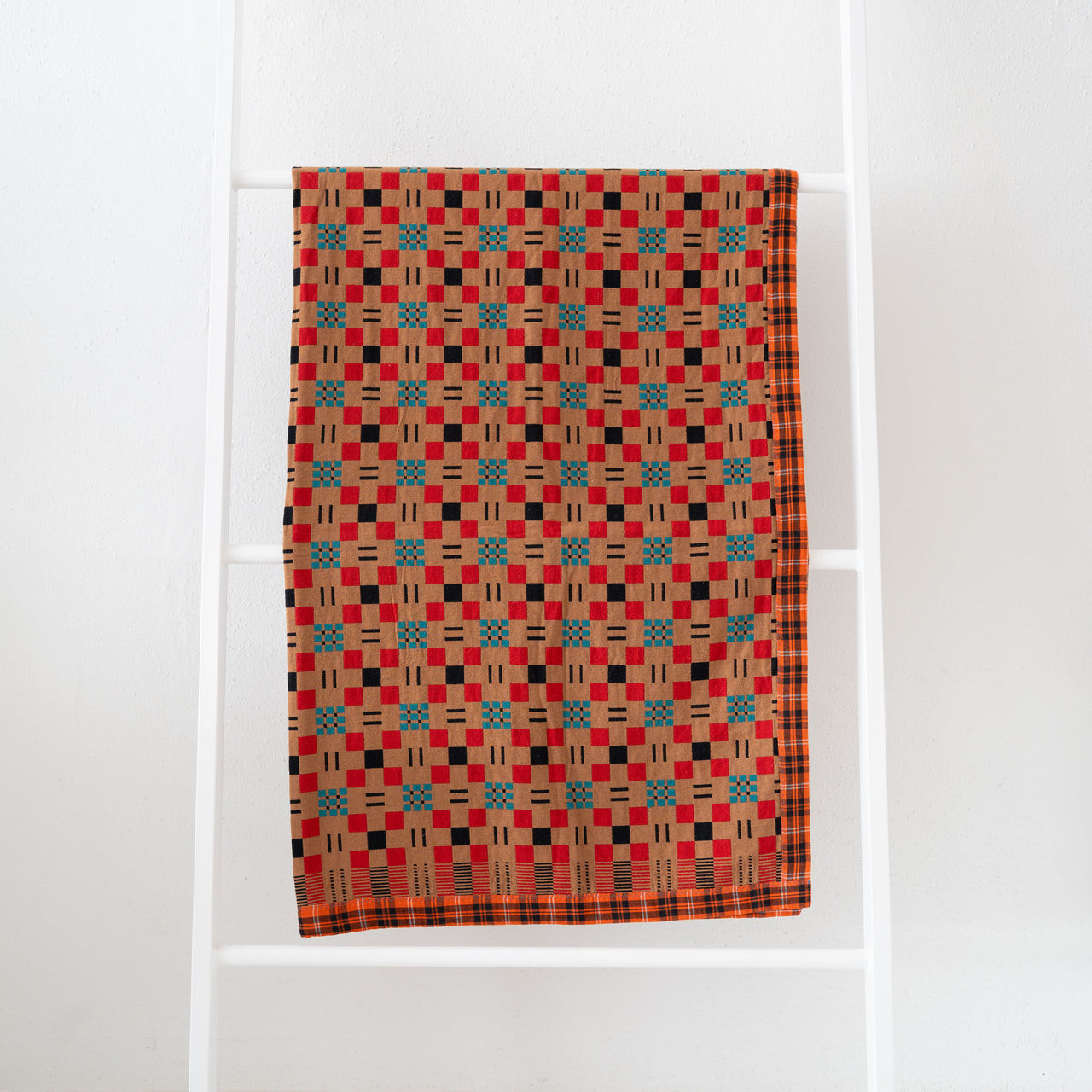 Gregory Parkinson Assamese Blanket: Caramel Rouge
