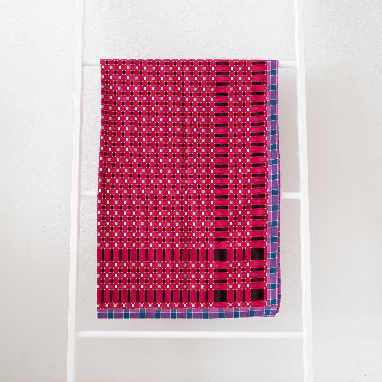 Gregory Parkinson Assamese Blanket: Raspberry Intention