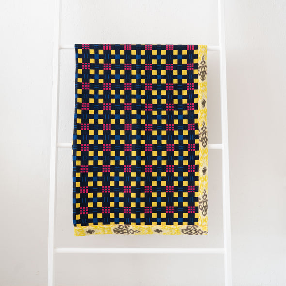 Gregory Parkinson Assamese Blanket: Yellow Night