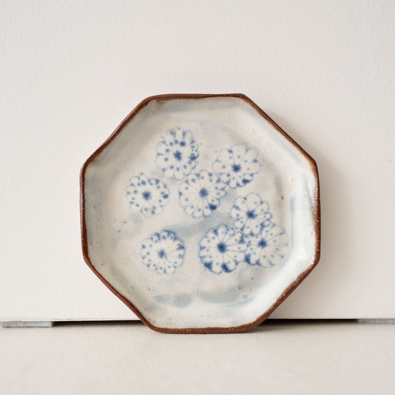 Spako Small Octagon Plate: Little Flowers