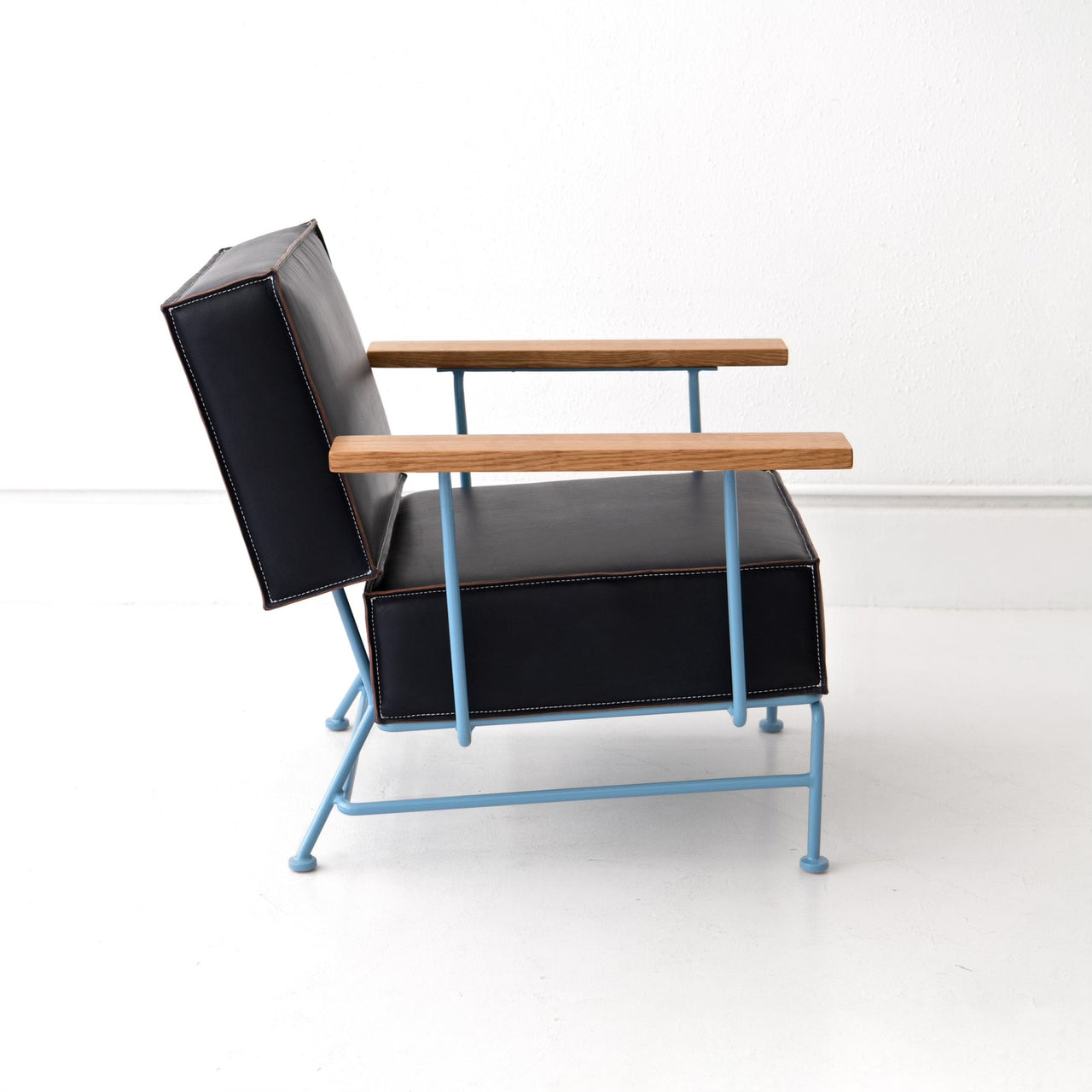 Saddle Leather Boxy Armchair