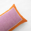 Cathy Callahan 16" x 26" Hand Painted Bolster - Tangerine Mauve Center