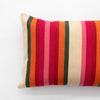 Olive + Rosa Cotton Stripe Bolster Pillow - 14" x 20"