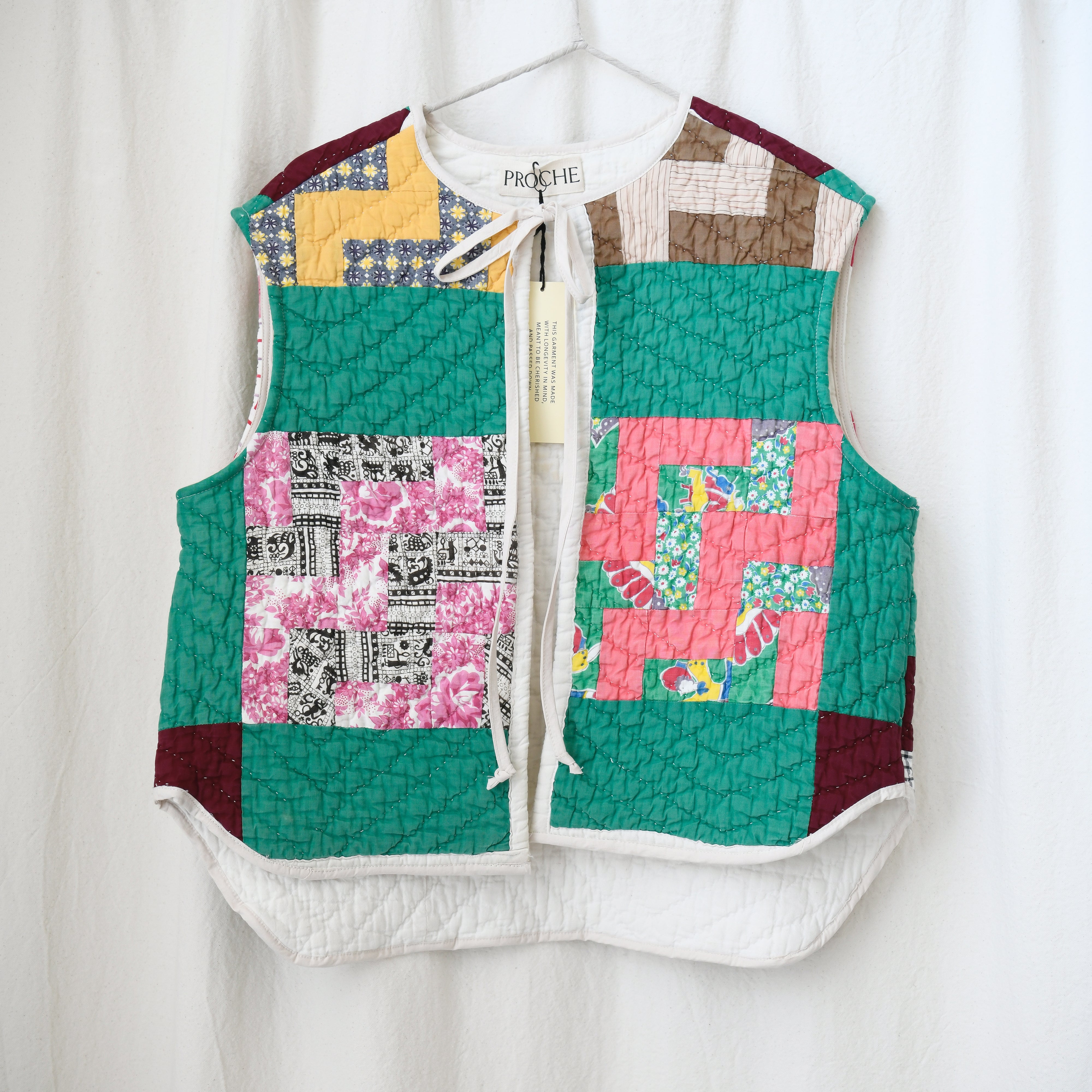 Proche Vintage Quilt Vest – Garza Marfa