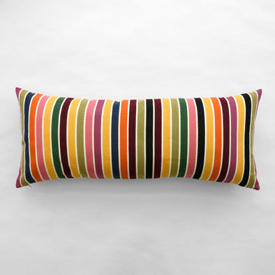 Spring Stripe Bolster Pillow - 14" x 34"
