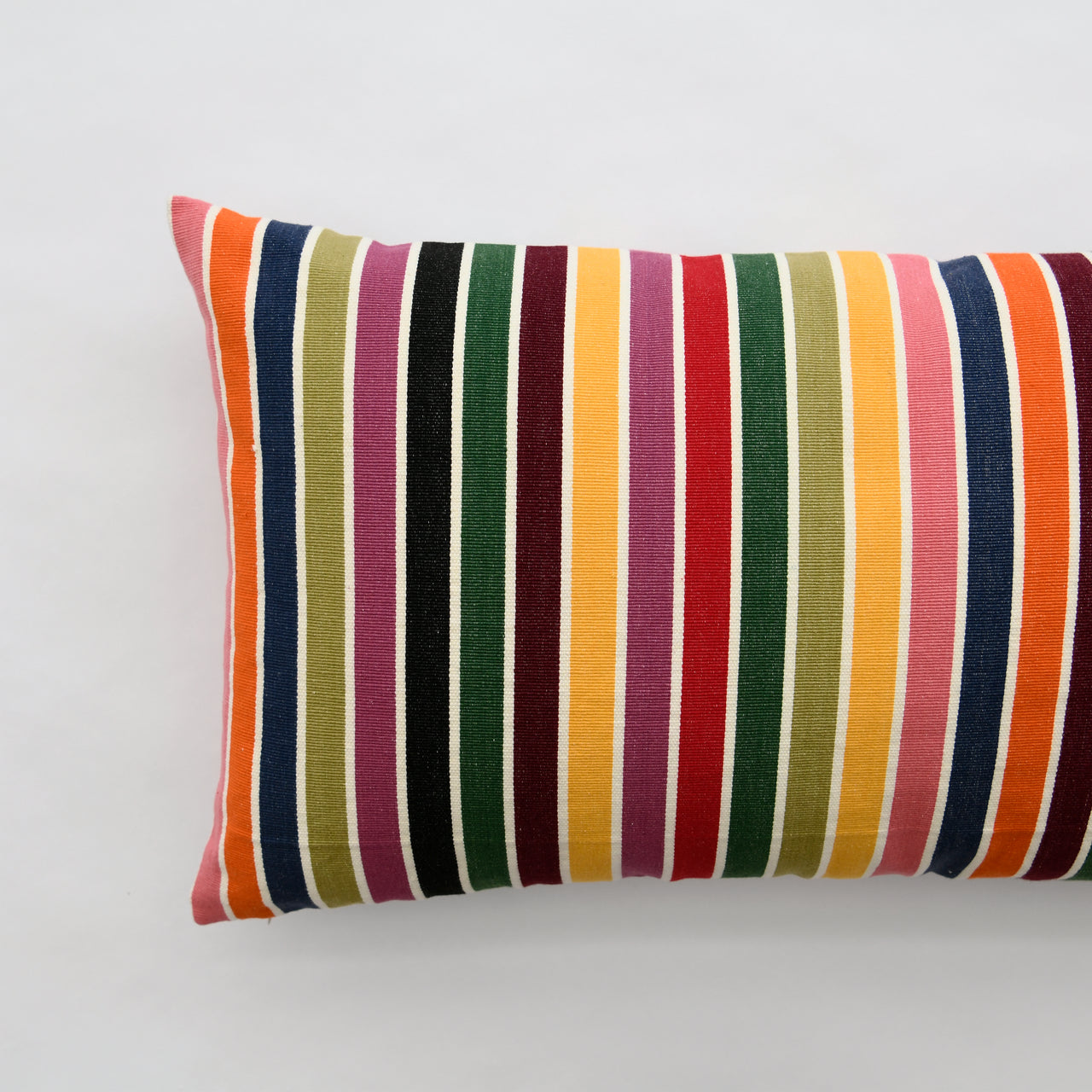 Garza Marfa Bolster Pillow 16"x 26": Spring Stripe