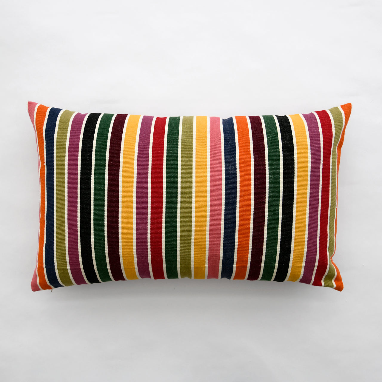 Garza Marfa Bolster Pillow 16"x 26": Spring Stripe