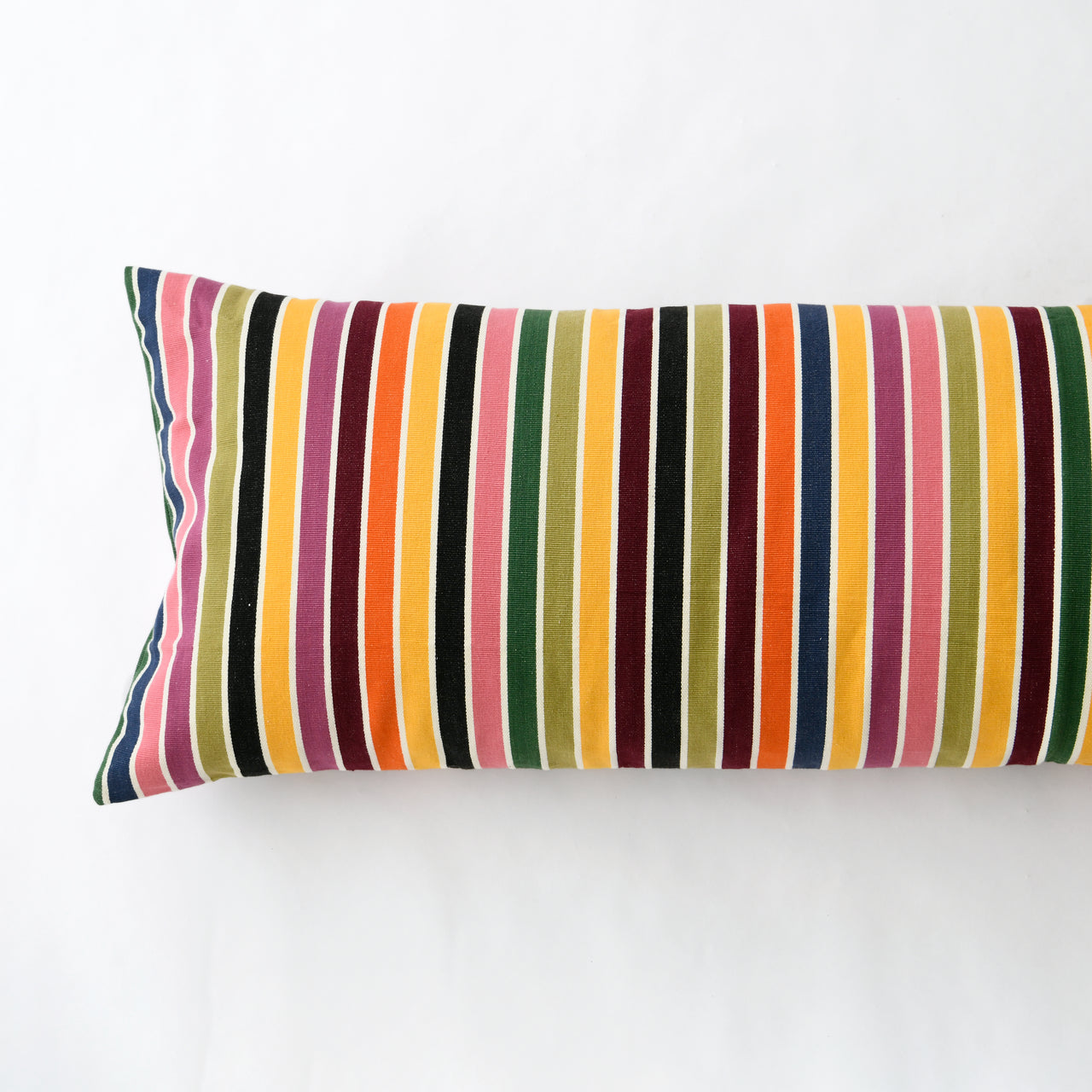 Garza Marfa Bolster Pillow - 18" x 58": Spring Stripe