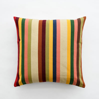 Earth Stripe Square Pillow 20"x 20"