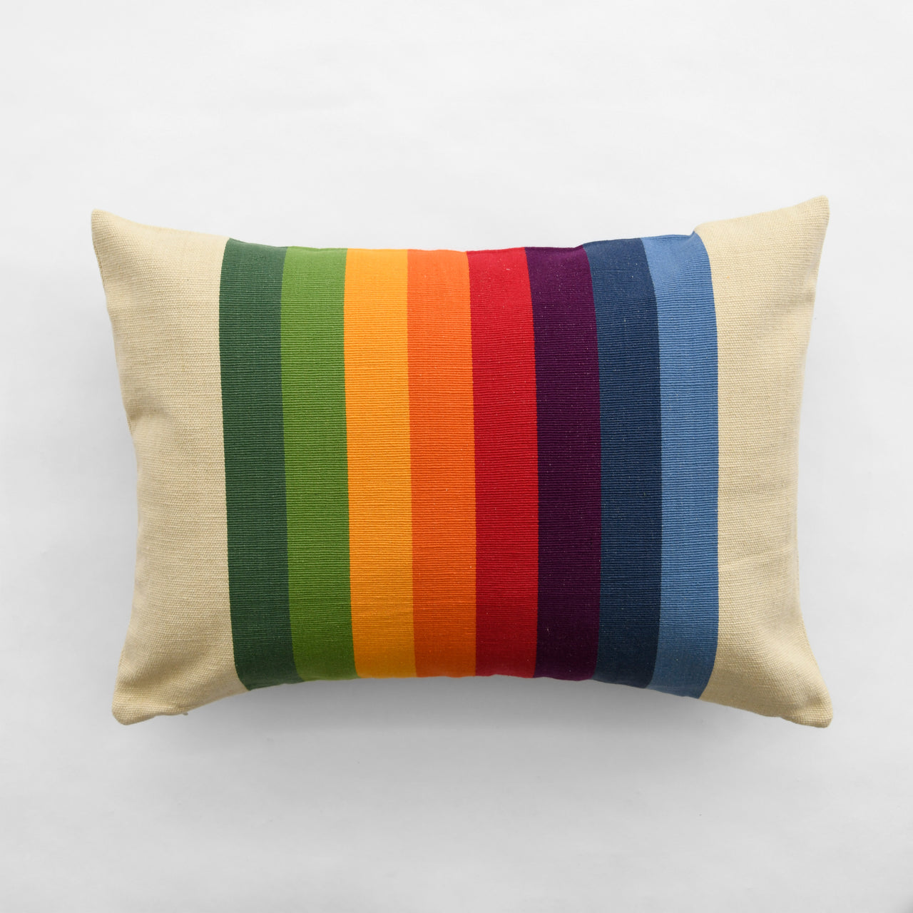 Garza Marfa Spectrum Stripe Bolster Pillow 14" x 20"