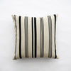 Large Ticking Stripe Square Cotton Pillow 20"x 20"