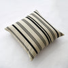Large Ticking Stripe Square Cotton Pillow 24"x 24"