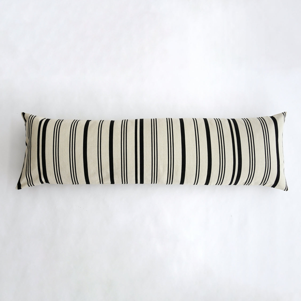 Large Ticking Cotton Stripe 18" x 58" Bolster