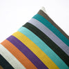 Forest Stripe Square Cotton Pillow 18"x 18"
