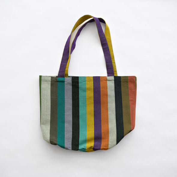 Garza Marfa Forest Stripe Tote