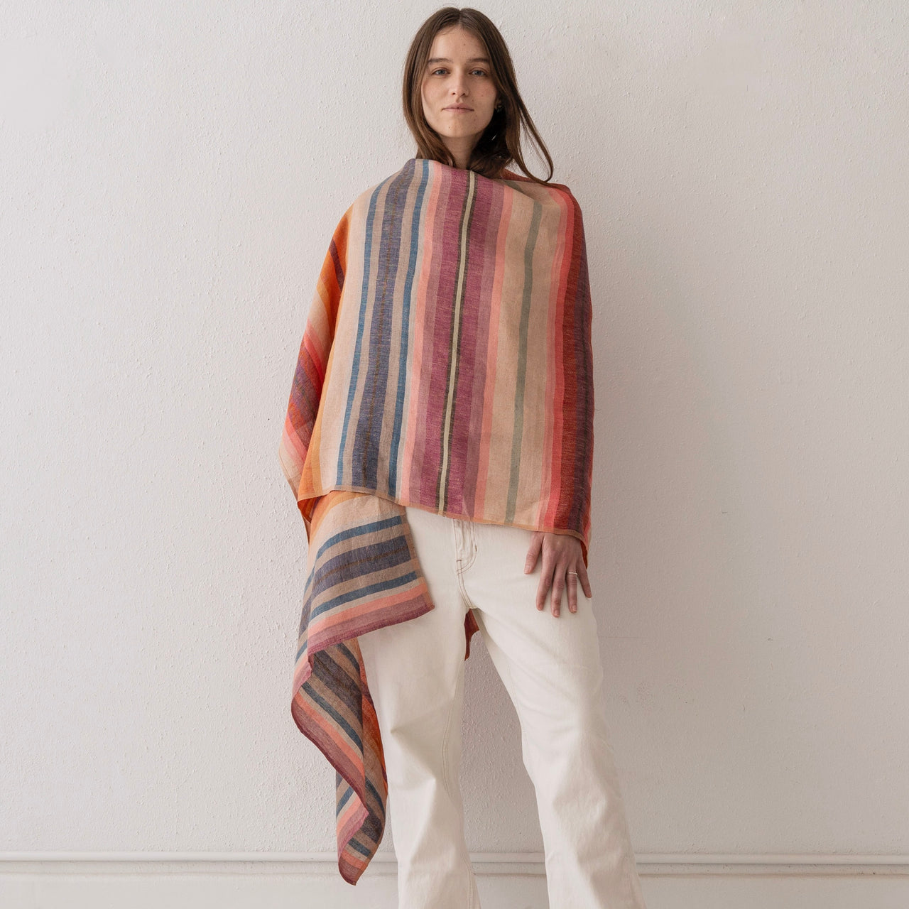 Desert Linen Shawl - Lilac