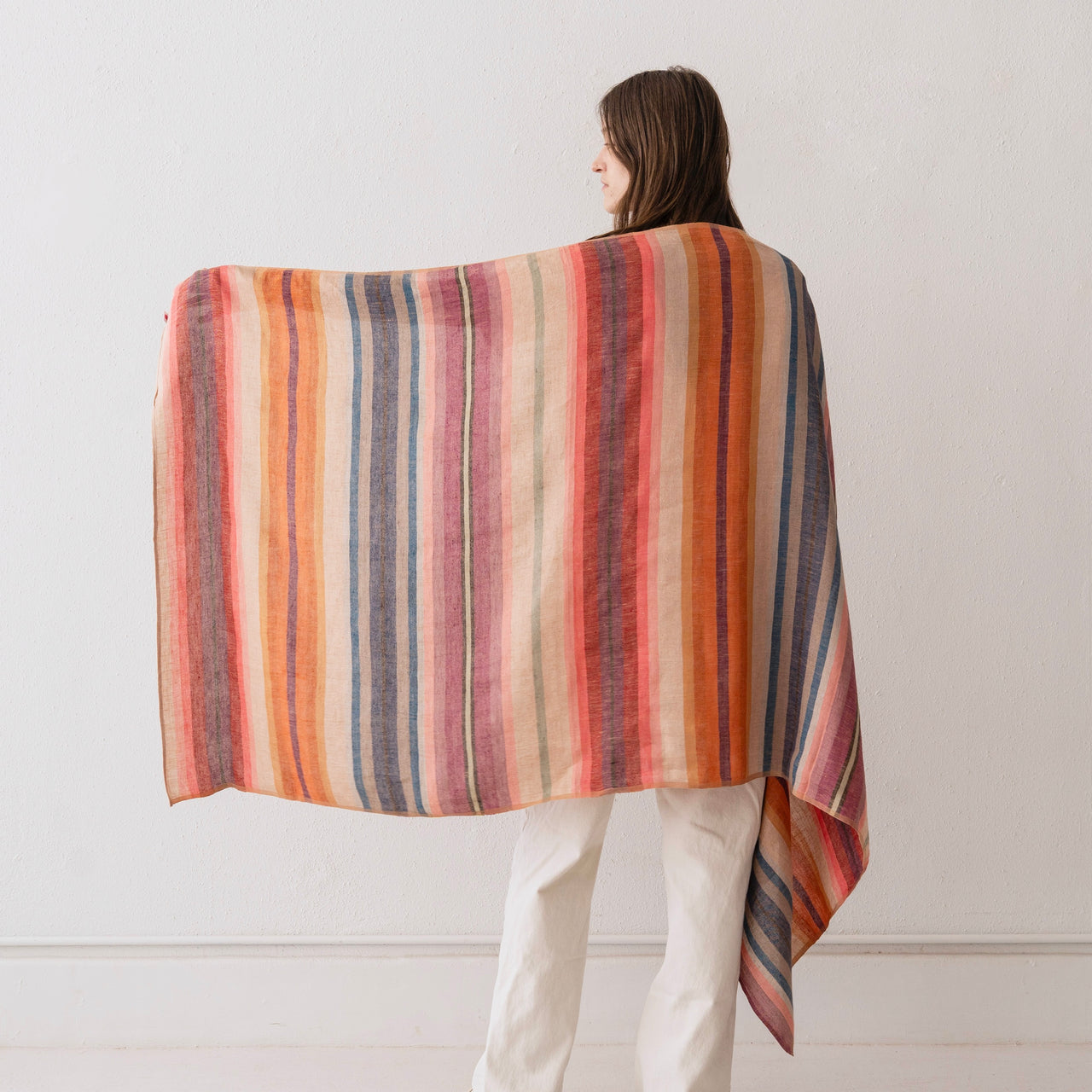 Desert Linen Shawl - Lilac