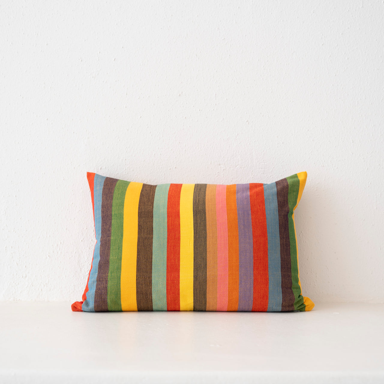 Fiesta Stripe Cotton Bolster Pillow - 16" x 24"