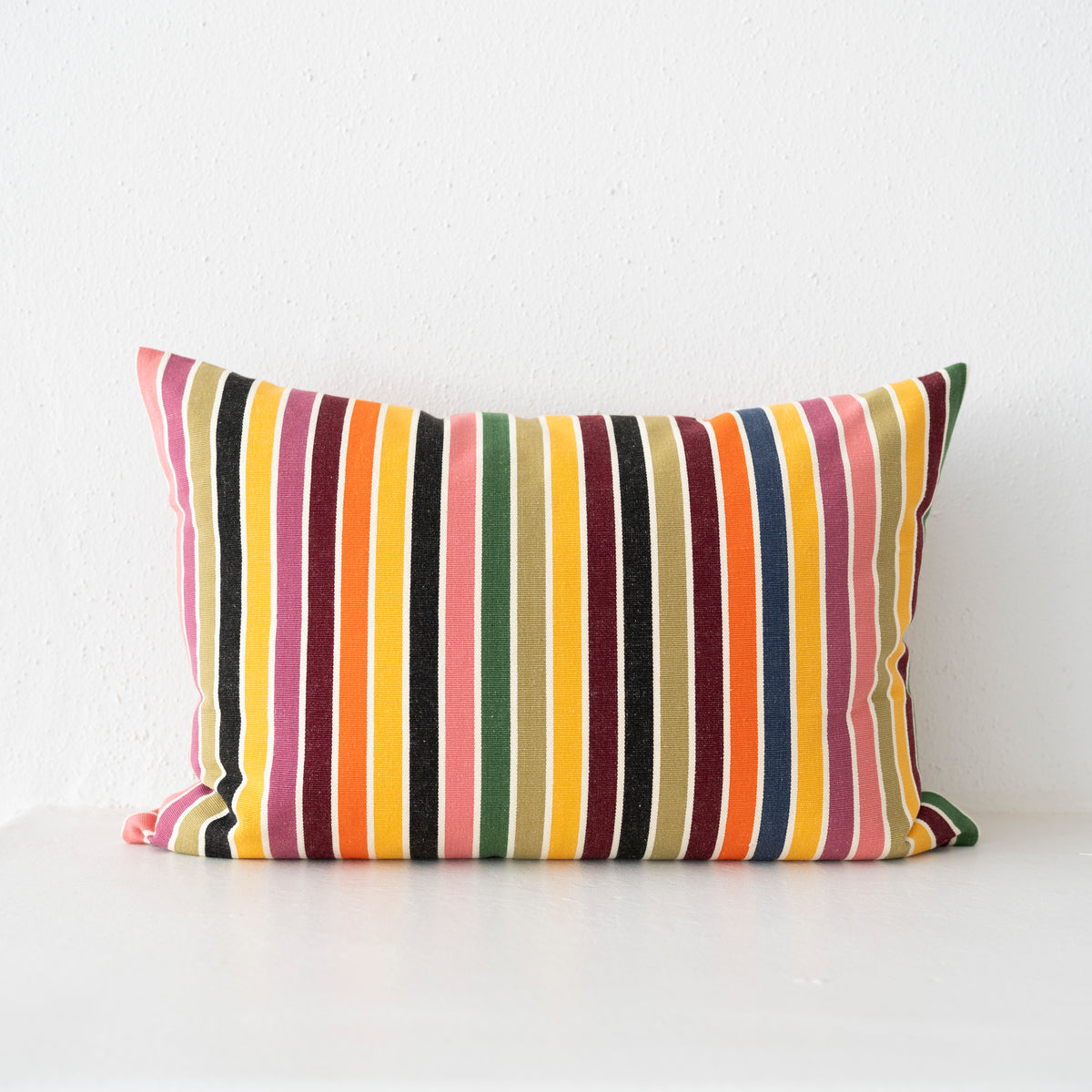 Garza Marfa Bolster Pillow - 20" x 28": Spring Stripe