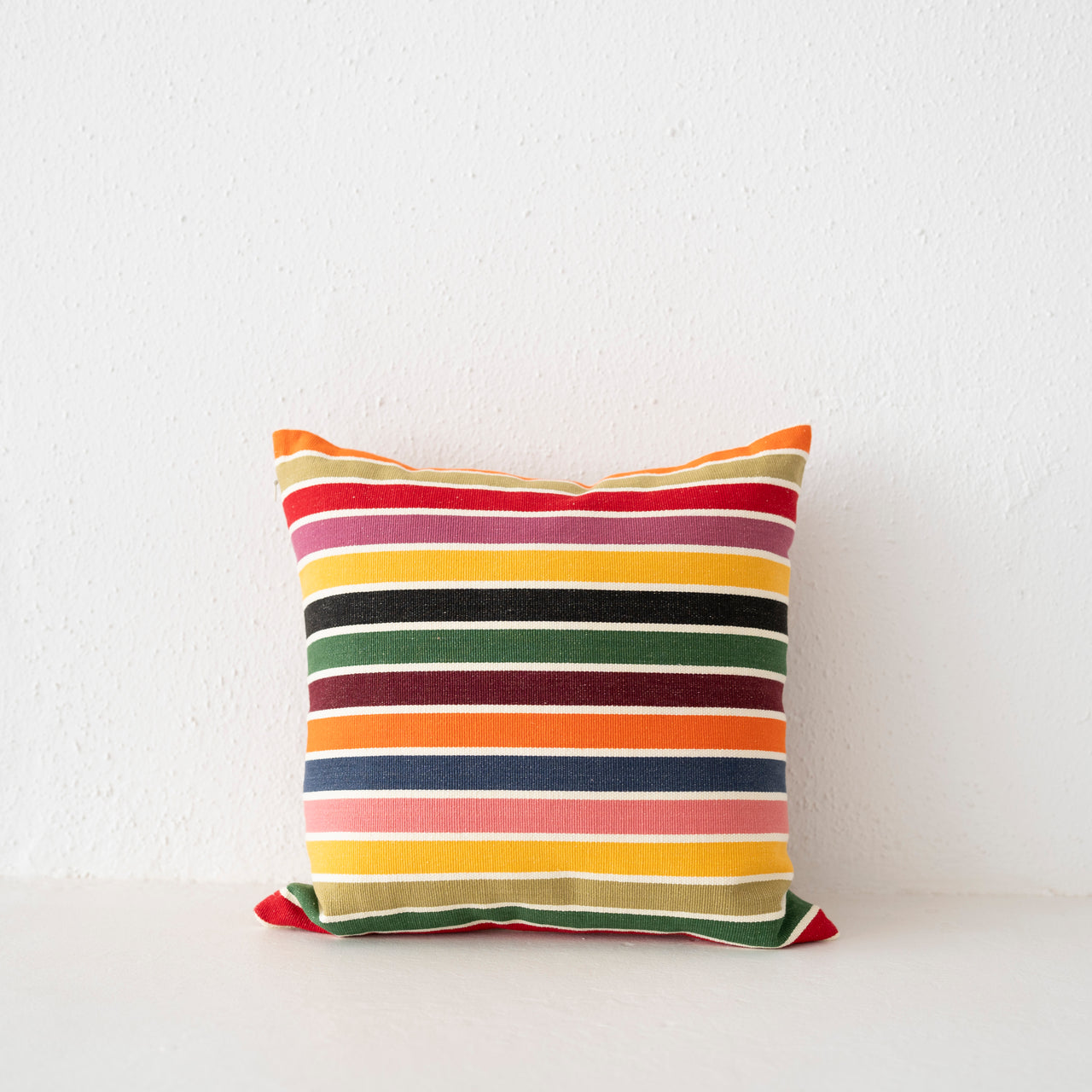 Garza Marfa Square Pillow 16"x 16": Spring Stripe