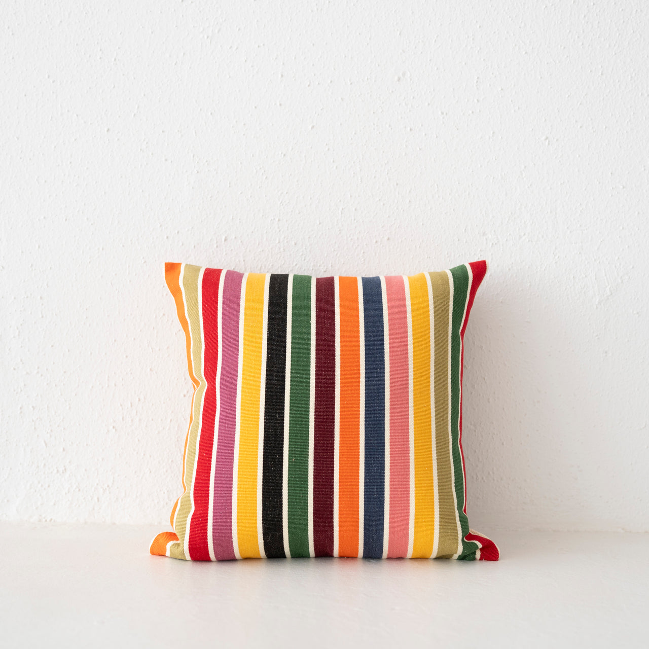 Garza Marfa Square Pillow 16"x 16": Spring Stripe